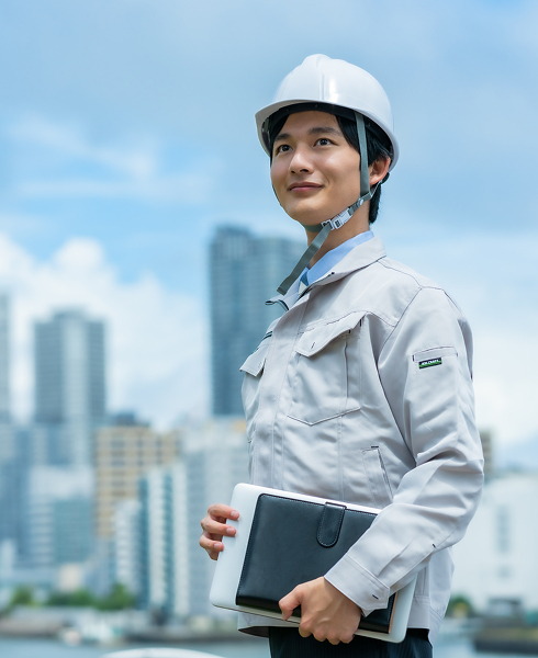 工事現場の様子